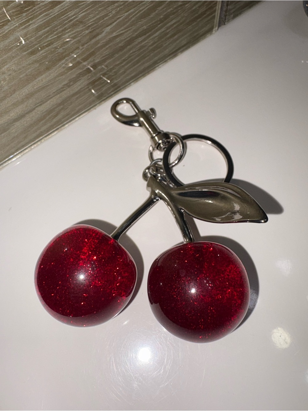 Sparkling Cherry Charm - Red